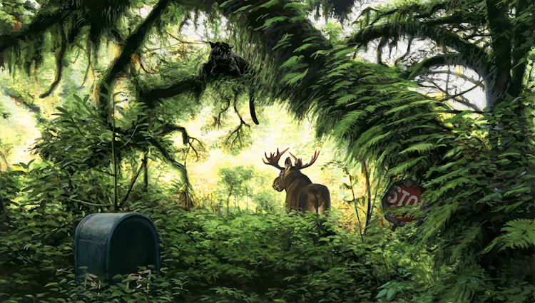 Close Shave - Josh Keyes - Hi Fructose Image