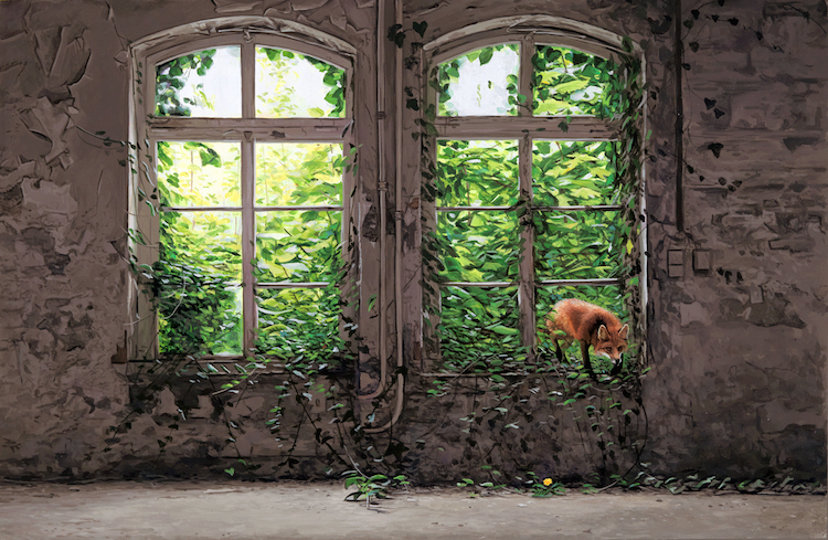 The Visitor - Josh Keyes - Hi Fructose Image